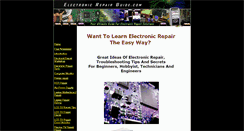 Desktop Screenshot of electronicrepairguide.com